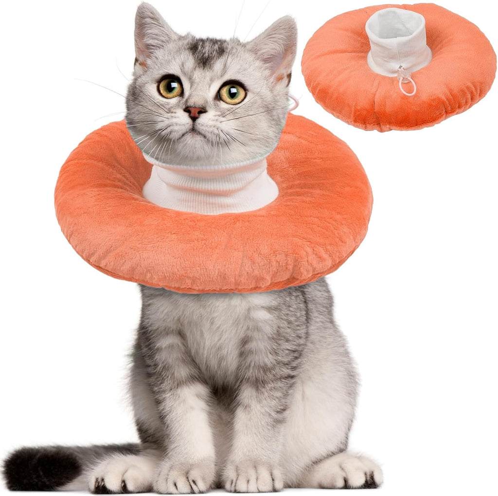 Cat Cone Collar Soft, Adjustable & Lightweight Kitten Elizabethan e Collar to Stop Licking After Surgery, Ideal for Wound Recovery, Durable & Machine Washable, Blue Small - Image 13
