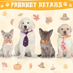 Adjustable plastic quick release buckle feature on Reginary pet collar ties