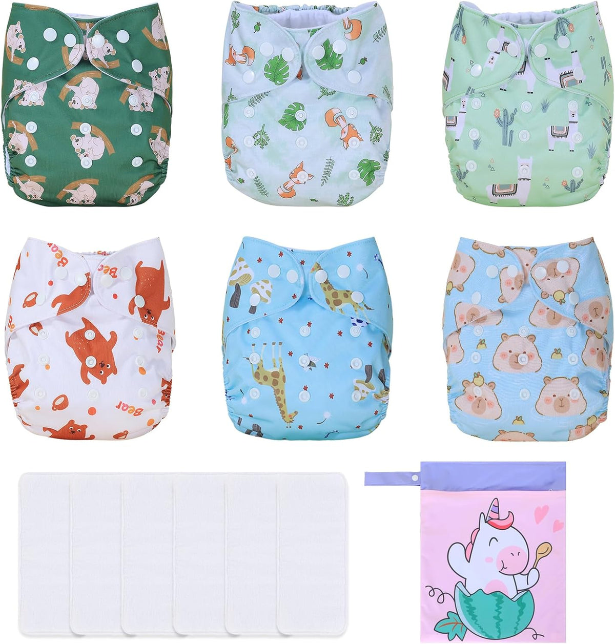 Wegreeco Tdiapers reusable pocket diaper front view