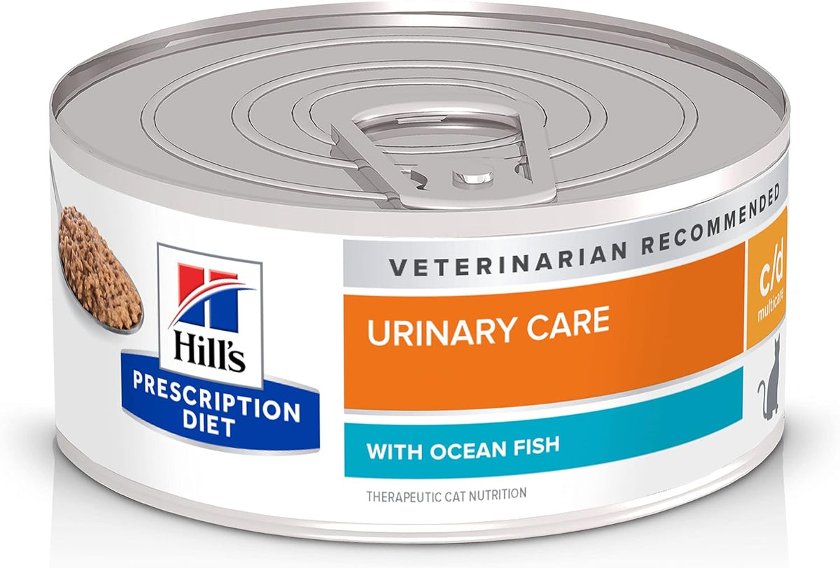 Hill's Prescription Diet c/d Multicare Urinary Care Wet Cat Food, Chicken & Vegetable Stew, 2.9 oz. Cans, 24-Pack - Image 15