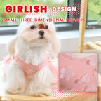 Laifug cute holiday pet apparel pink medium size packaging