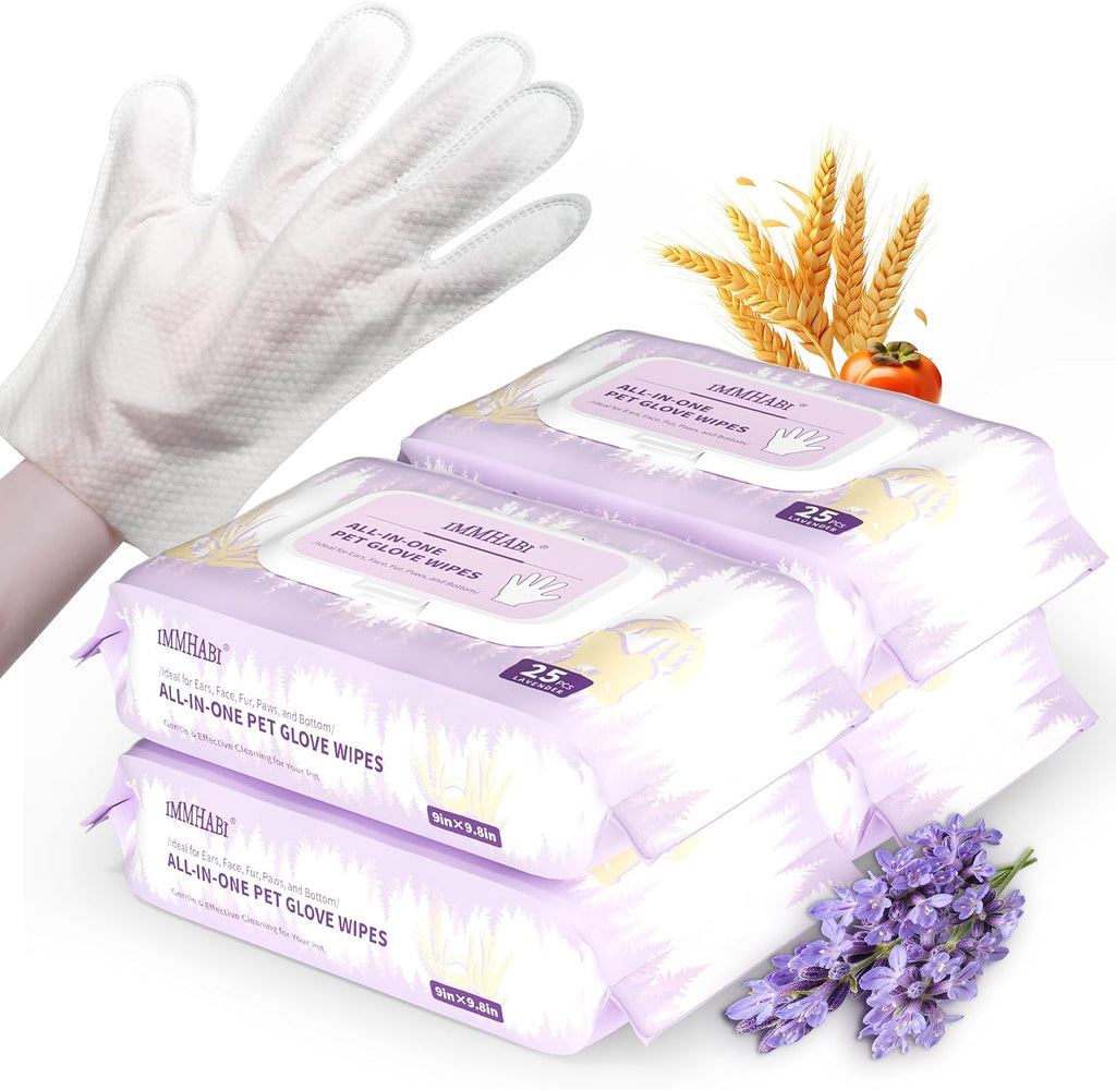 Immhabi imported USA pet grooming wipes for sensitive skin care