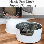 Bundle And Bliss three pack cat litter box accessories laid flat