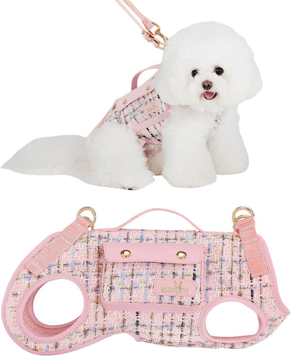 Wakytu Dog Lift Harness Dog Carrier VES Harness Adjustable Leash with Small Puppy Treat Bag,Fits Most Cars,L - Image 9