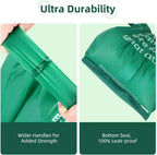 Leak proof unscented pet waste disposal bags close up