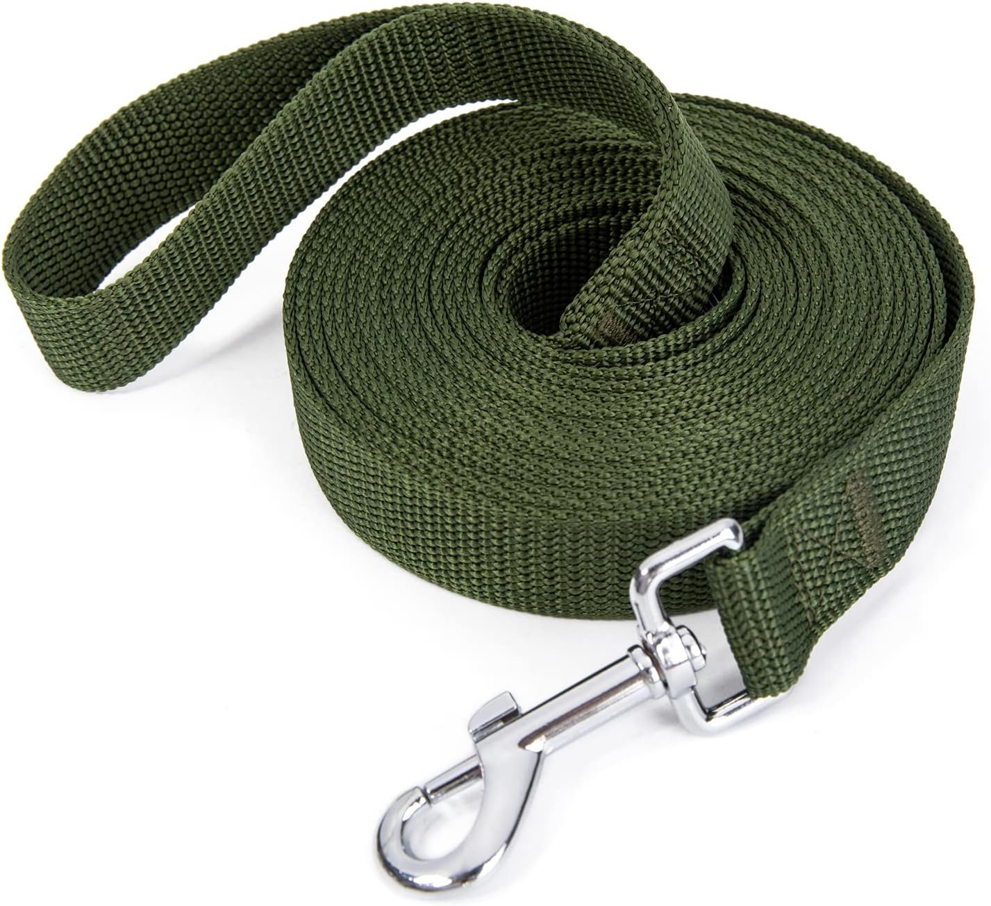 Strong Durable Nylon 10ft Long Dog Training Leash, Traction Rope, 1 Inch Wide, for Small and Medium Dog (Black, 10 Feet) - Image 13
