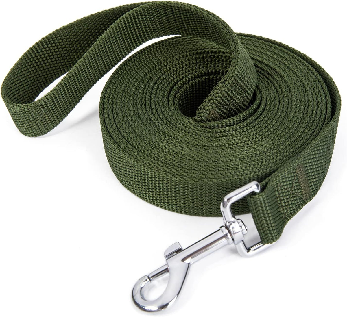 Strong Durable Nylon 10ft Long Dog Training Leash, Traction Rope, 1 Inch Wide, for Small and Medium Dog (Black, 10 Feet) - Image 13