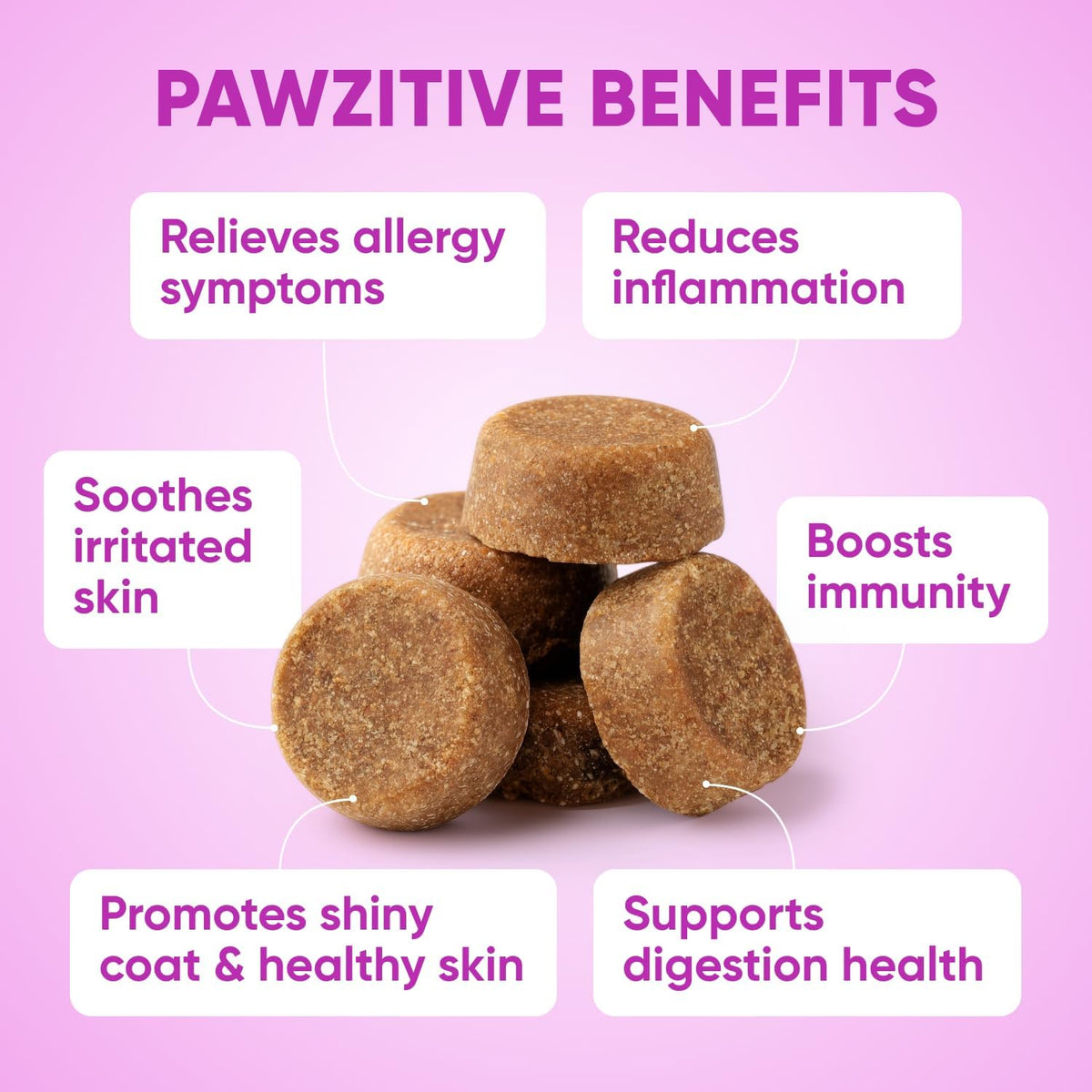 Anti itch immune treats with omega 3 fish oil and salmon oil.