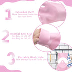 Side profile of Maiiu heat resistant pet washing gloves