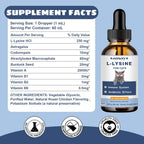 Santkol L-Lysine dietary supplement drops for cats eye function and nasal relief