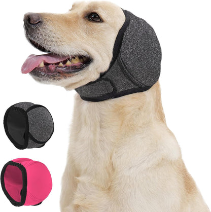 PurrHug pet anxiety relief headband wrap package contents in rose pink