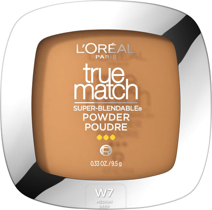 L'Oreal Paris True Match Super Blendable Oil Free Powder Foundation, W2 Light, 0.33 oz, Packaging May Vary - Image 11