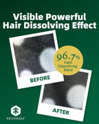 Instructions on back of Seedshub pet hair dissolver packaging