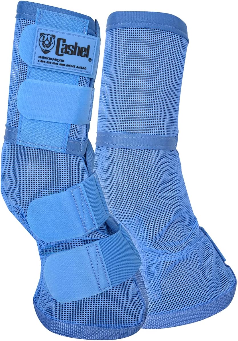 Cashel horse fly leg wraps set of two displayed together