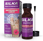 Silka Max Strength Antifungal Liquid front view of bottle for toenail fungus treatment