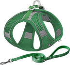 AIITLE No Pull Dog Harness and Leash Set, Step in Adjustable Dog Harness with Padded Vest for All Weather, Dog Leash with Soft Padded Handle, Easy to Put on Small and Medium Dogs Beige S - Image 15