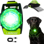 LaRoo Dog Lights for Night Walking, LED Dogs Collar Lights for Nighttime Clip On Light up Dog Collar Pet Camping Essentials Orange - Image 15