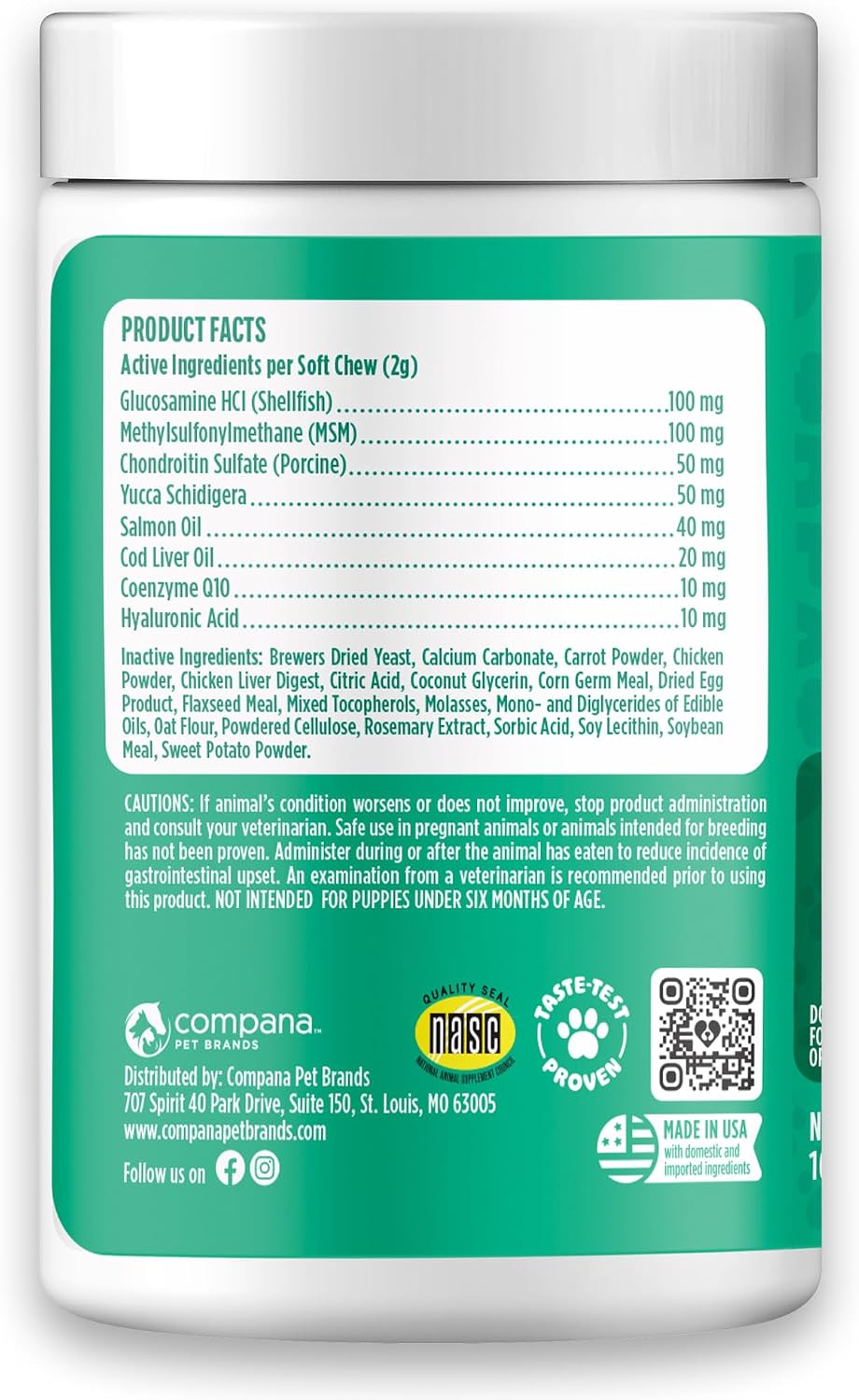 Doggie Dailies, Hip and Joint Supplement for Dogs, Glucosamine Chondroitin, Premium Hip and Joint Chews for Dogs All Breeds & Sizes, Dog Vitamins and Supplements, (Chicken) 225 Chews - Image 11