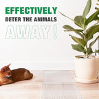 Zipcase cat deterrent mat showing plastic spike texture