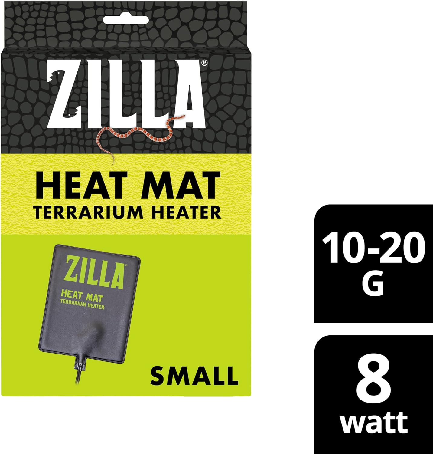Zilla Heat Mat, Terrarium Heater for Reptiles, Snakes (Ball Pythons, Corn Snakes), Leopard Geckos, Tortoises, Amphibians and Arachnids, Small, Fits 10-20 Gallon, 8 Watt - Image 11