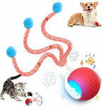 2 Packs Speed 2.0 Tail Interactive Cat Toys for Indoor Cats, Chirping & Motion Activate Cat Toy, Smart Kitten Rolling Ball Moving Ball Toys, Rechargeable Dog Cats Bal l for Enrichment Exercise - Image 15
