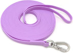 ZALER Long Dog Leash Waterproof Training Leashes 50ft 30ft 20ft 15ft 10ft 6ft, Odor Proof Recall Long Line Lead with Aviation Aluminum Carabiner Clip for Small, Medium, Large Dogs(20FT, Forest Green) - Image 14