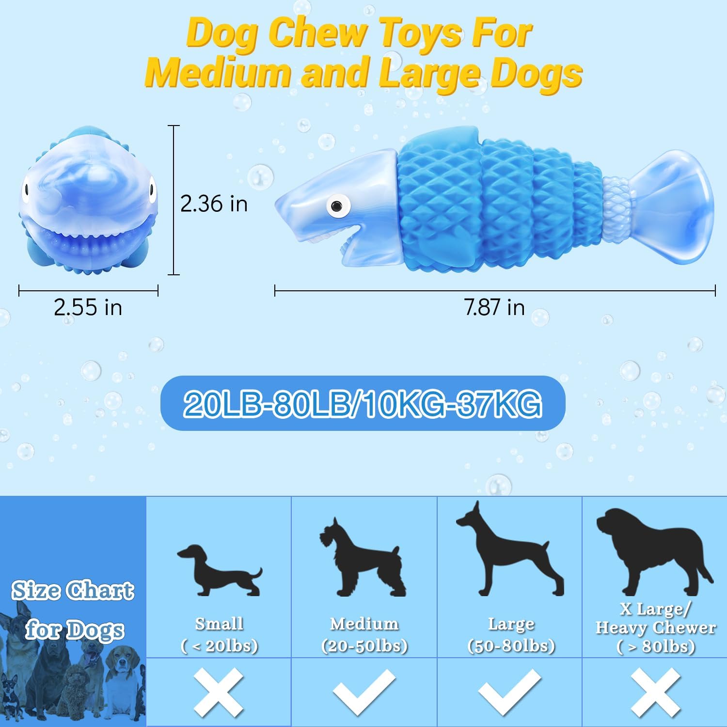 WinTour bacon-flavored chew toy for large dogs
