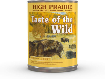 Taste of the Wild salmon in gravy 13.2 ounce can display