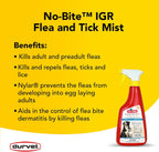 Durvet No-Bite IGR flea and tick spray bottle