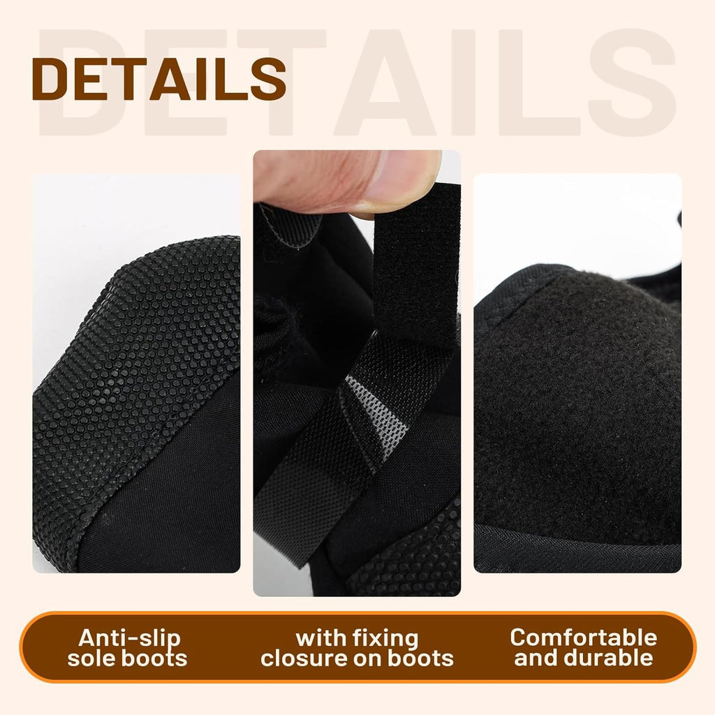 Letsqk dog shoe showing non-slip textured sole