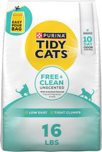 Purina Tidy Cats Free and Clean Unscented Clumping Cat Litter with Odor Control - 38 lb. Box - Image 13