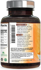Turmeric Curcumin Supplement - 95% Curcuminoids with Organic Turmeric & Ginger, BioPerine Black Pepper Extract for Best Absorption, Natural Vegan Joint Support, Non-GMO, Bottled in USA - 240 Capsules - Image 8