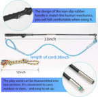 Heavy duty dog flirt pole for large medium small dogs chase exercise