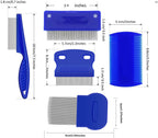 Close up of Weback lice comb with ergonomic handle design