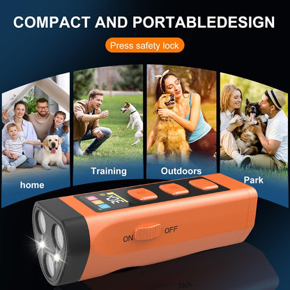 Xifrus ultrasonic trainer with built-in flashlight feature activated