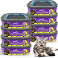 SOHBCLE cat litter refill bags eight pack front view for pet waste disposal.