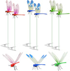 Dragonfly Clip Bug Repe Llent - 3D Dragonfly Clips,10 Pack-Garden Decor Deer and Horse Fly Deterrent for Indoor/Outdoor Garden - Image 11