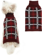 PUPTECK Dog Sweaters for Large Medium Small Dogs - Fall Classic Plaid Style Puppy Holiday Winter Coat Clothes Warm - Image 14