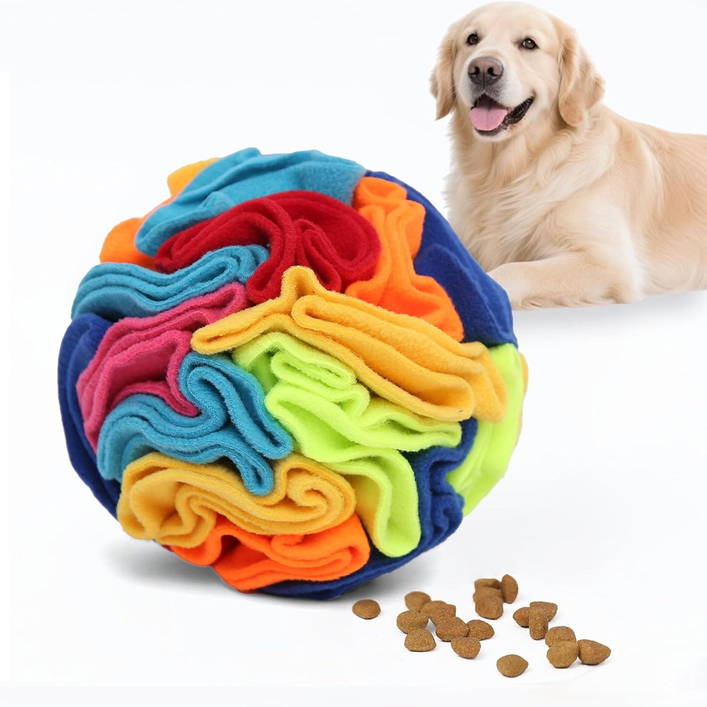 Ablechien Snuffle Ball - Snuffle Ball for Small Dogs, Interactive Dog Toys to Keep Them Busy, Puppy Dog Puzzle Toy with Storage Bag Machine Washable - Image 10
