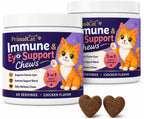 Immune & Eye Support, Chicken Flavor Upgraded Primal Cat Immune Chews, Cat Food, Supports Healthy Eyes and Immune Function 60 Chews (1 Pcs) - Image 9