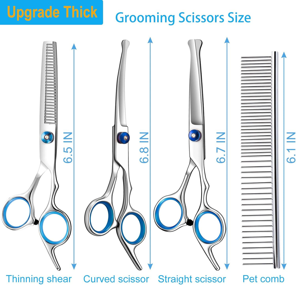 Lengnoyp safety round tip professional pet shears illustrating secure trimming around dog paws