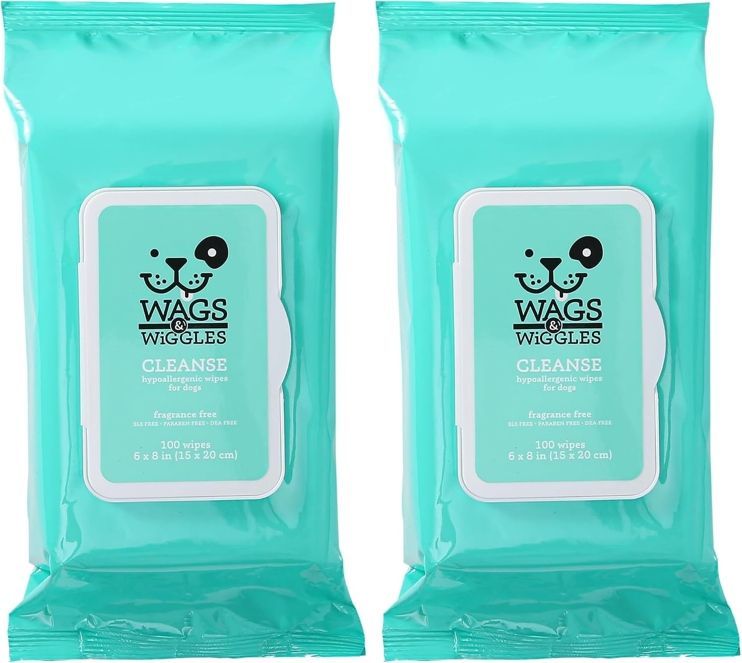 Wags & Wiggles Purify Hypoallergenic Dog Wipes for Sensitive Skin, Paw and Body Grooming Wipes with Gentle Plant Based Formula for Everyday Cleaning, Zesty Grapefruit Scent, 100 Count - Image 13