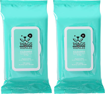 Wags & Wiggles Purify Hypoallergenic Dog Wipes for Sensitive Skin, Paw and Body Grooming Wipes with Gentle Plant Based Formula for Everyday Cleaning, Zesty Grapefruit Scent, 100 Count - Image 13