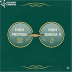 High protein omega 3 fish treats for cats and dogs