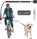 Petbetf dog bike leash front view attached to bicycle