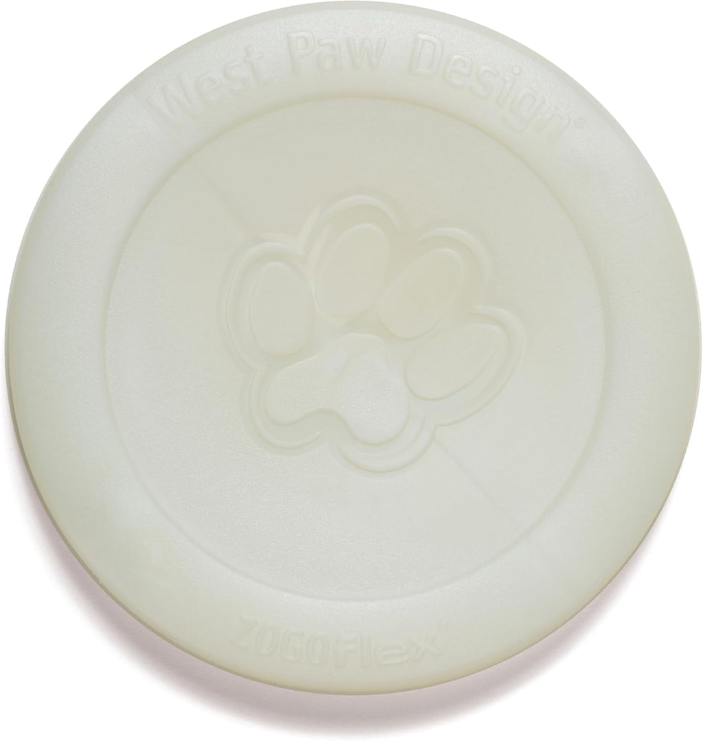West Paw Zisc dog disc floating on water surface