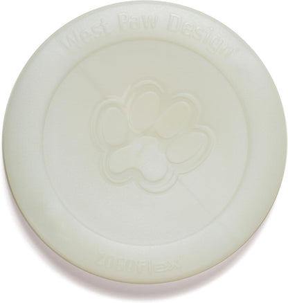 West Paw Zisc dog disc floating on water surface