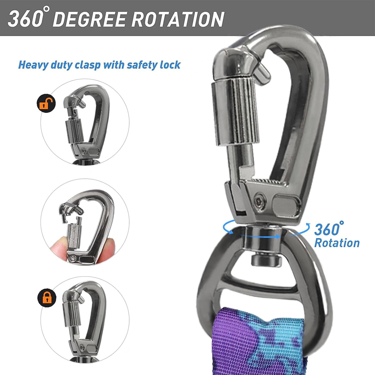 Hotsky tactical dog lead packaging view highlighting authentic premium materials