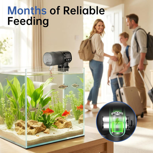 Moisture proof smart lid mechanism showing upward rotation for fish tank humidity control.