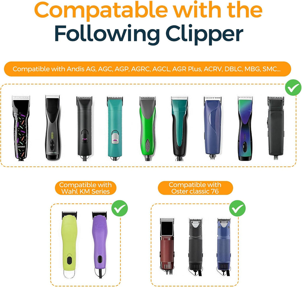 Azooloi 3FC pet grooming blade showcasing universal snap on design for professional clippers